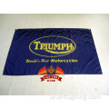 علم Triumph للدراجات النارية 3x 5ft 100٪ بوليستر 90X150CM شعار Triumph للدراجات النارية